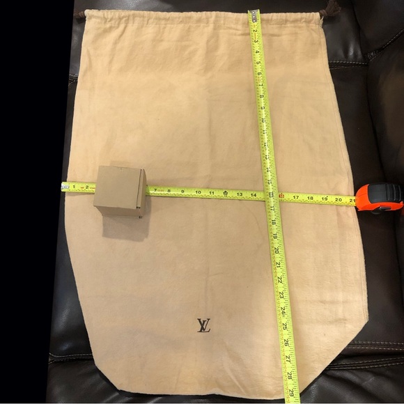 LV Vuitton Louis Drawstring Dustbag 21”x29” LV Monogram - Picture 4 of 7